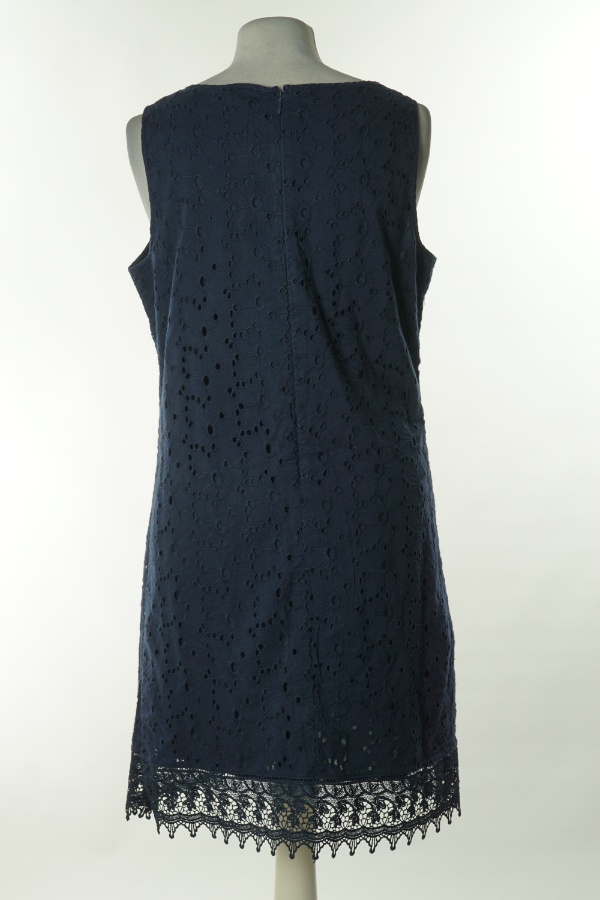 Sukienka granatowa ażurowa - GEORGE zdjęcie 2
