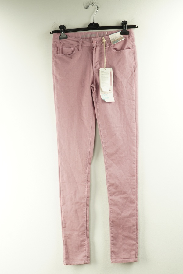 Spodnie jeansowe różowe , SUPER SKINNY - DENIM CO zdjęcie 1