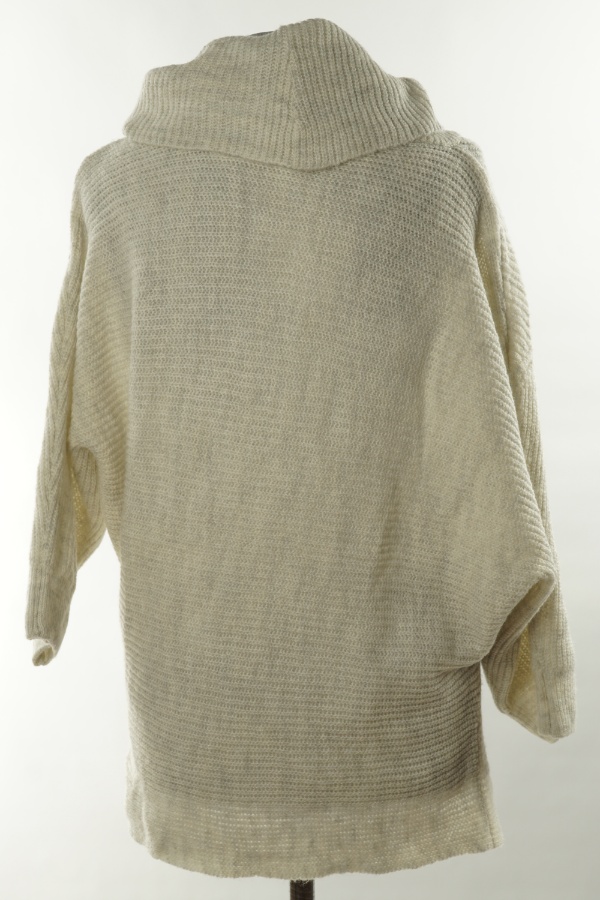 Sweter golf biały - LAURA TORELLI zdjęcie 2