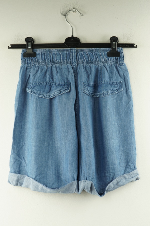 Krótkie spodenki niebieskie jeansowe - PRIMARK zdjęcie 2