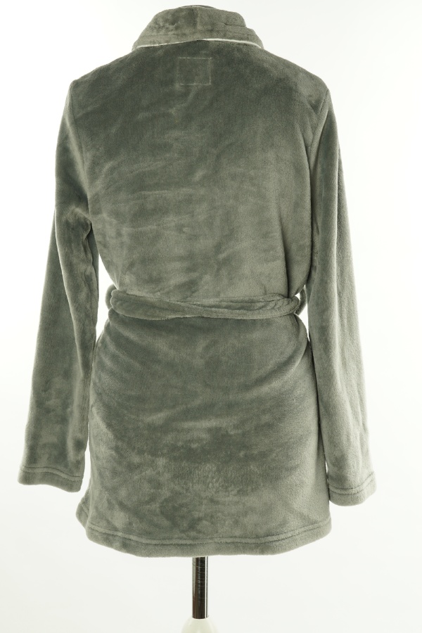 Szlafrok krótki szary - LOVE TO LOUNGE zdjęcie 2