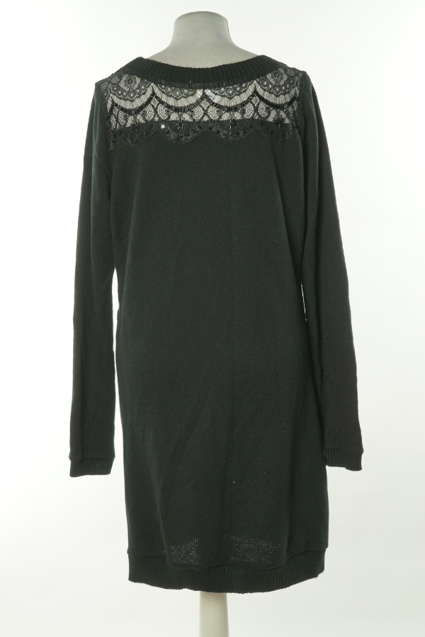 Sukienka sweterkowa czarno-szara - CREAM zdjęcie 2