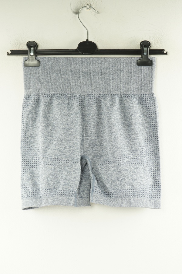 Legginsy szare melanż - BRAK METKI Z NAZWĄ PRODUCENTA zdjęcie 2