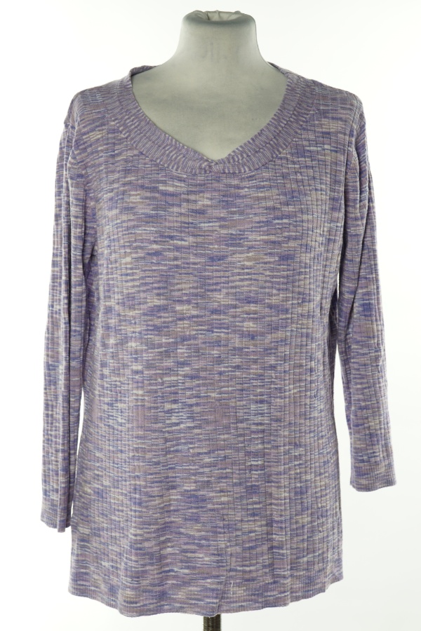 Sweter fioletowy melanż - CC zdjęcie 1