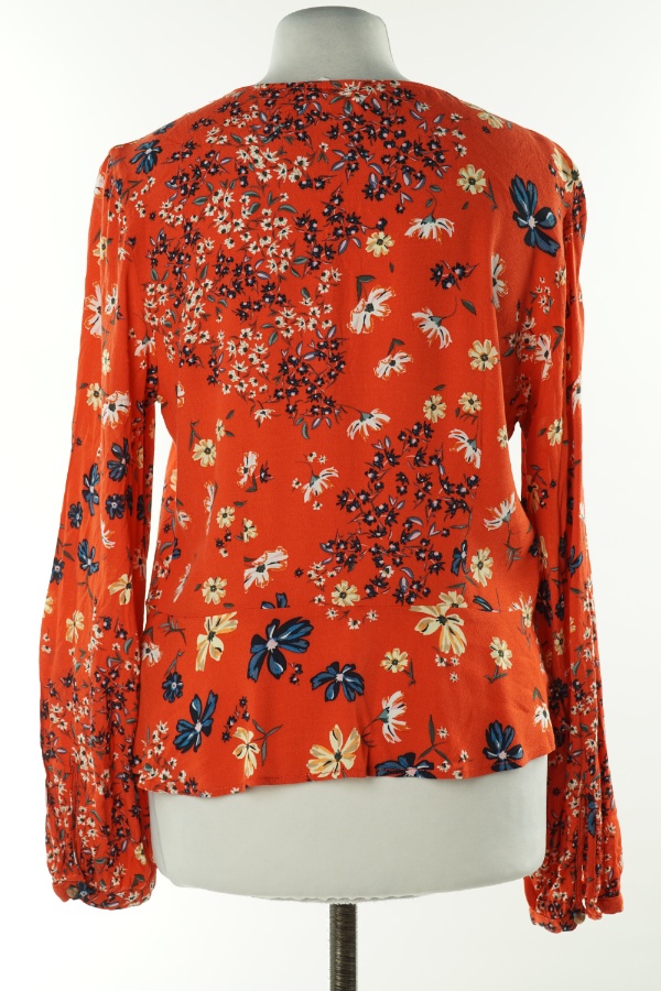 Koszula czerwona w kwiatki - H&M zdjęcie 2