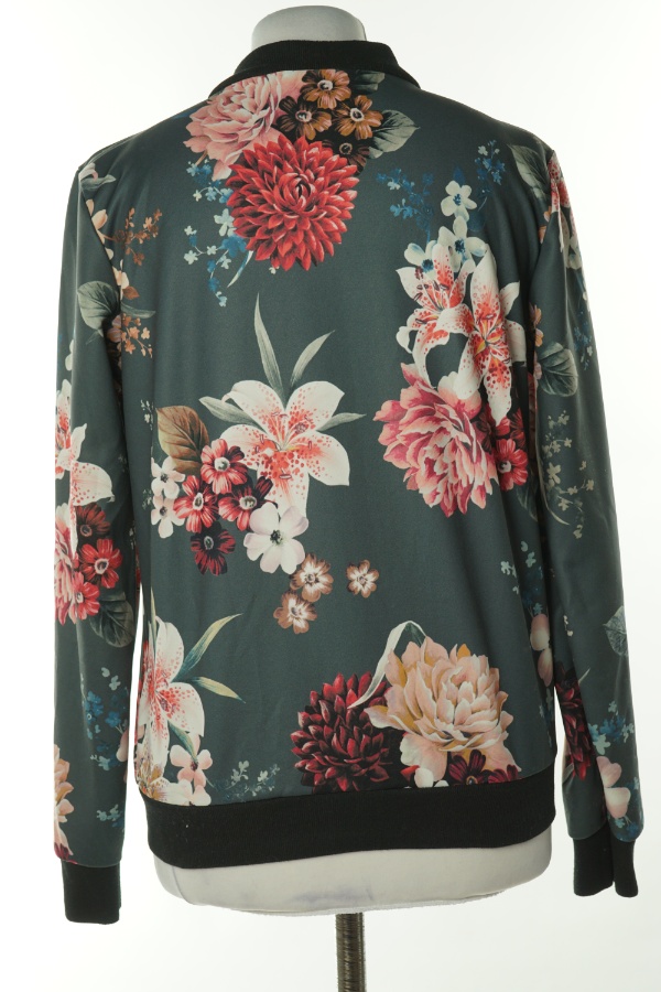 Bluza zielona w kwiaty - USCO zdjęcie 2