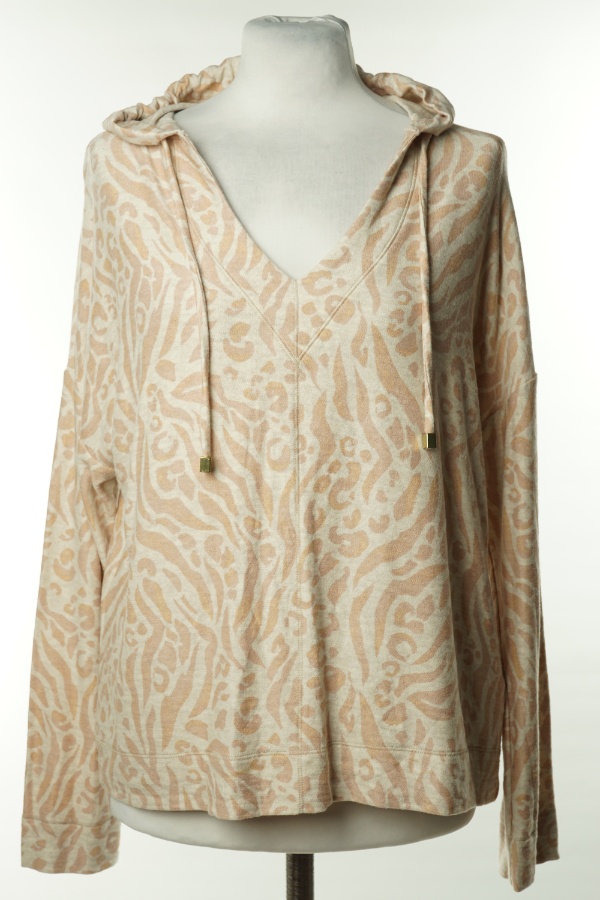 Bluza biało - różowa - M&S zdjęcie 1