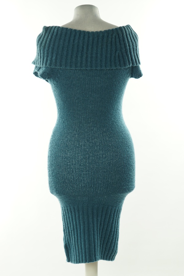 Sukienka niebieska sweterkowa - JANE NORMAN zdjęcie 2