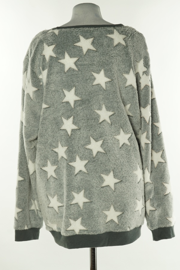 Bluza piżamowa szara w gwiazdki - SWEET DREAMS zdjęcie 2