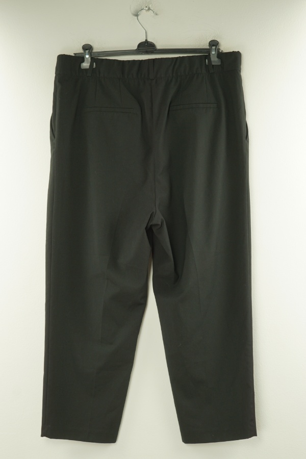 Spodnie czarne materiałowe - H&M zdjęcie 2