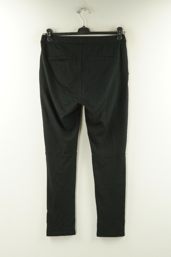 Spodnie czarne materiałowe na gumkę - LAGER 157 zdjęcie 2