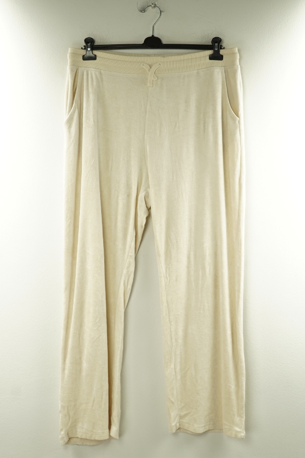 Spodnie kremowe dresowe welurowe - CUBUS zdjęcie 1