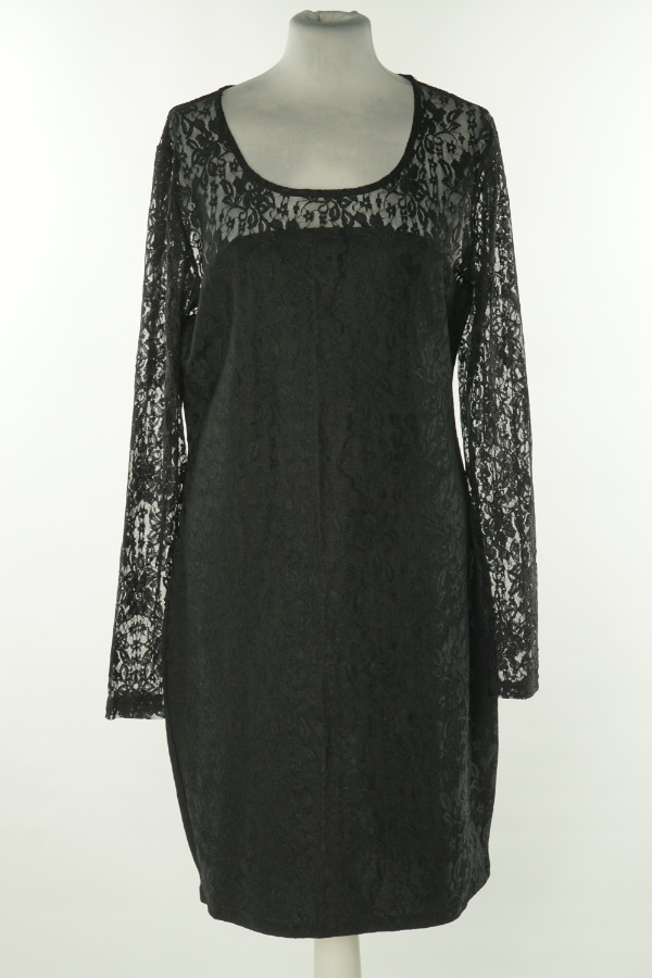 Sukienka czarna koronkowa - LIPSY zdjęcie 1