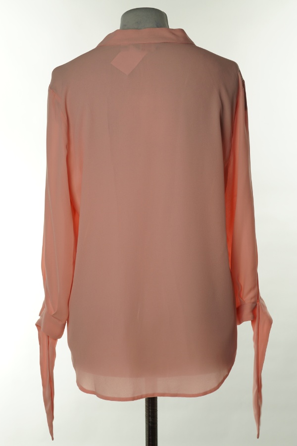 Koszula różowa z wiązaniami przy rękawach - DOROTHY PERKINS zdjęcie 2