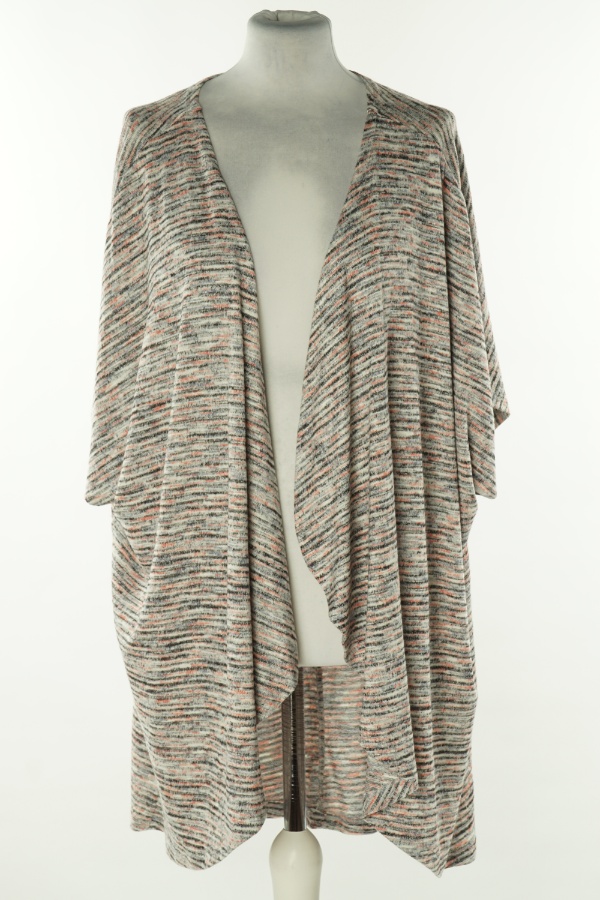 Narzutka szara melanż - BRAK METKI Z NAZWĄ PRODUCENTA zdjęcie 1