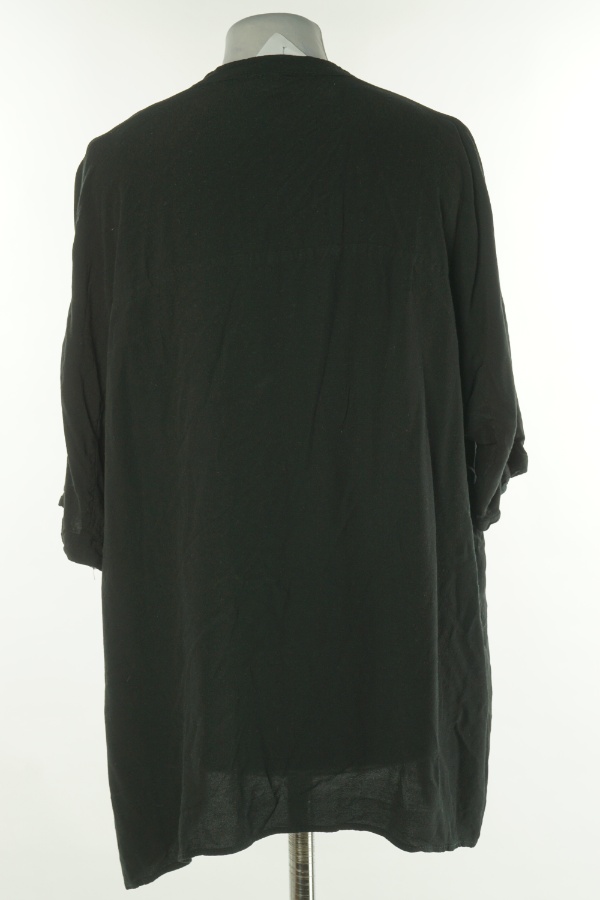 Koszula czarna wiskozowa, ZARA - ZARA zdjęcie 2