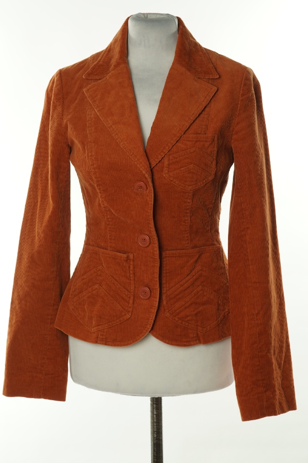 Marynarka ruda sztruksowa - H&M zdjęcie 1