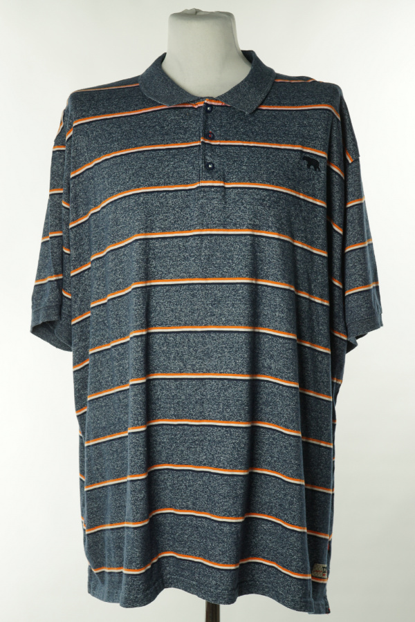 Koszulka granatowa w paski - DUKE zdjęcie 1