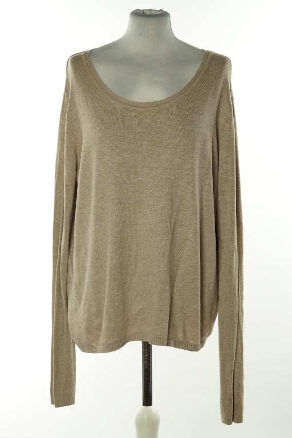Bluzka sweterkowa beżowa - COLLECTION zdjęcie 1
