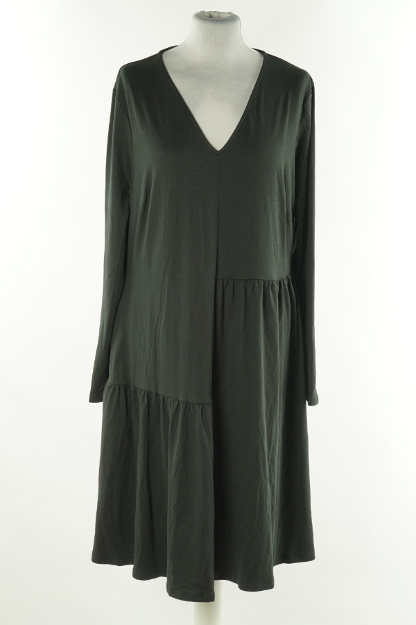 Sukienka czarna z długim rękawem - JDWILLIAMS zdjęcie 1