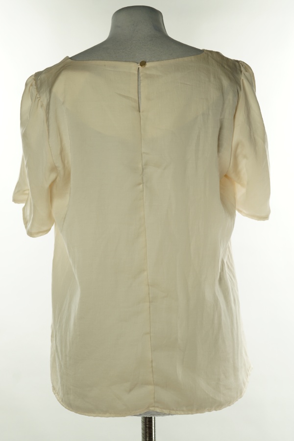 Bluzka beżowa a'la satyna - DUNNES zdjęcie 2