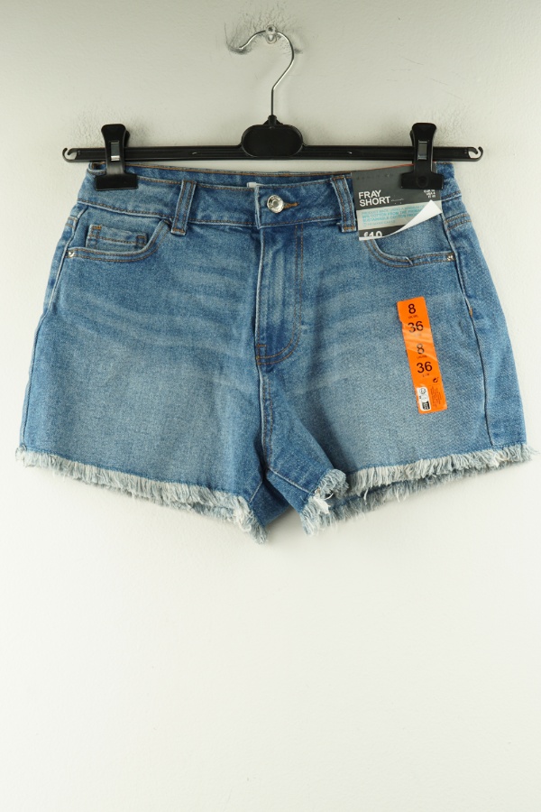 Krótkie spodenki niebieskie jeansowe - PRIMARK zdjęcie 1