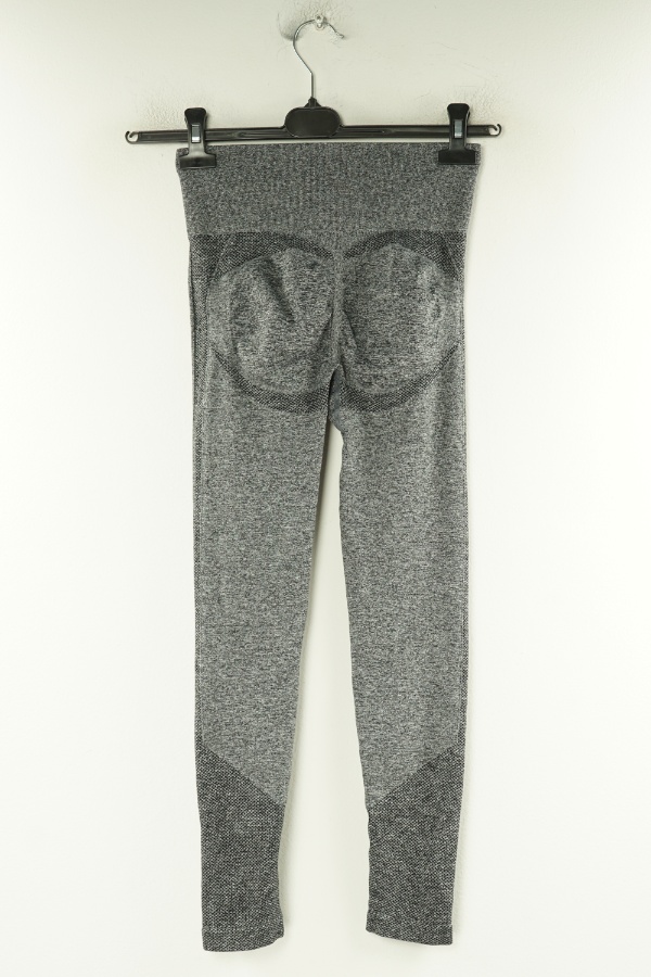 Legginsy szare melanż - BRAK METKI Z NAZWĄ PRODUCENTA zdjęcie 2