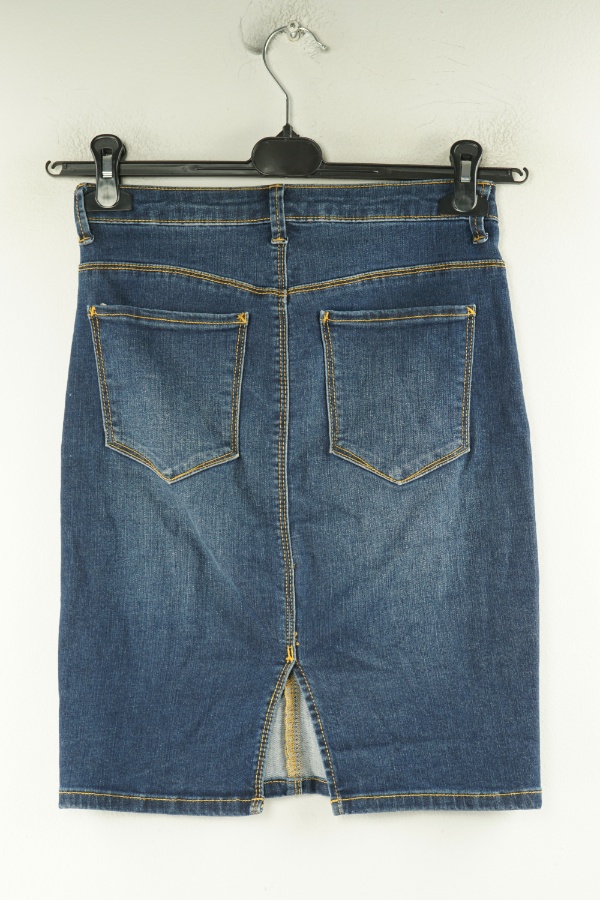 Spódnica granatowa jeansowa - ONLY zdjęcie 2