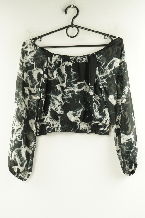 Bluzka czarno - biała - KAPPAHL zdjęcie 1