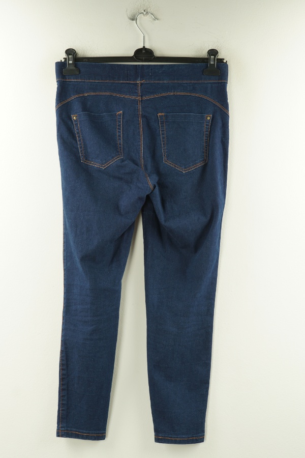 Spodnie jegginsy granatowe - DENIM CO zdjęcie 2