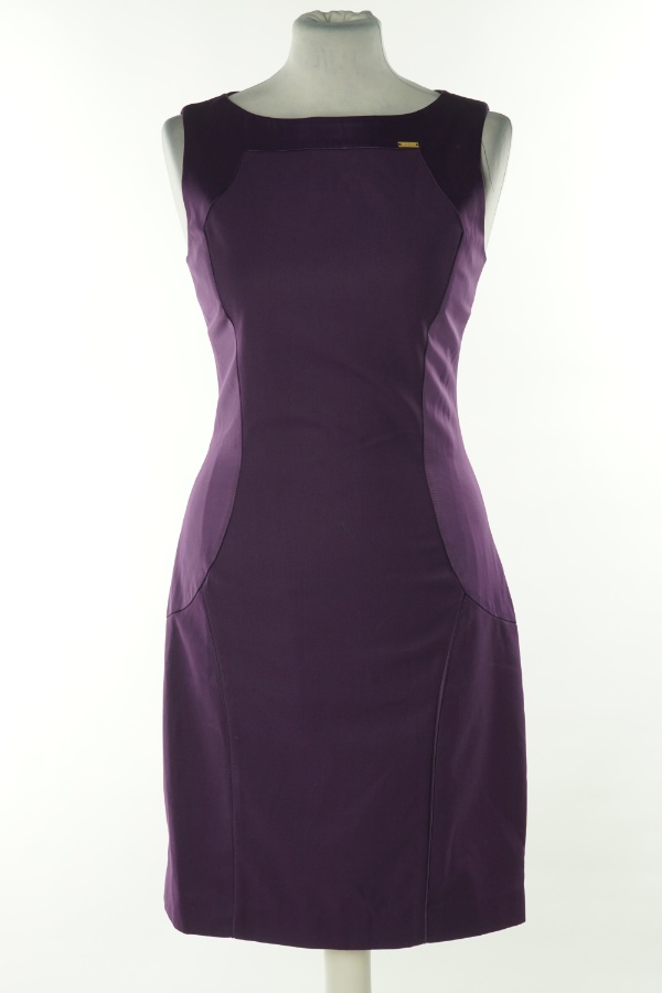 Sukienka fioletowa z wcięciem w talii - MISS SIXTY zdjęcie 1