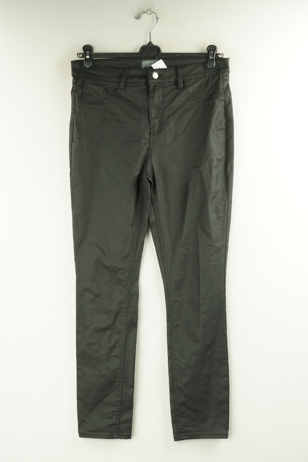 Spodnie czarne woskowane - PRIMARK zdjęcie 1