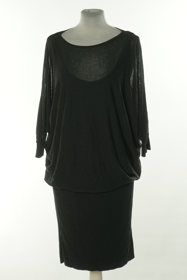 Sukienka czarna z siateczkowym wierzchem - PHASE EIGHT zdjęcie 1