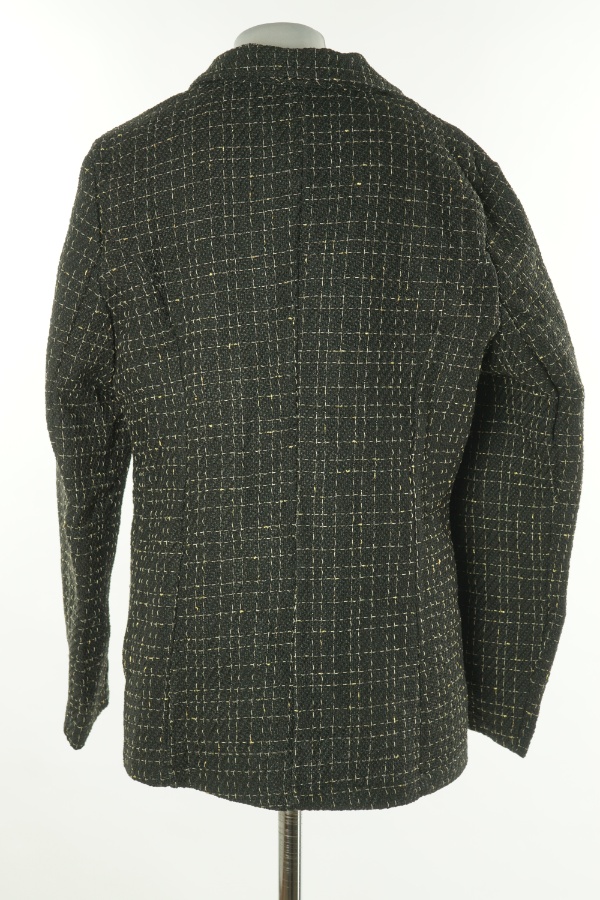 Marynarka czarna ze złotą nitką - SHEIN zdjęcie 2