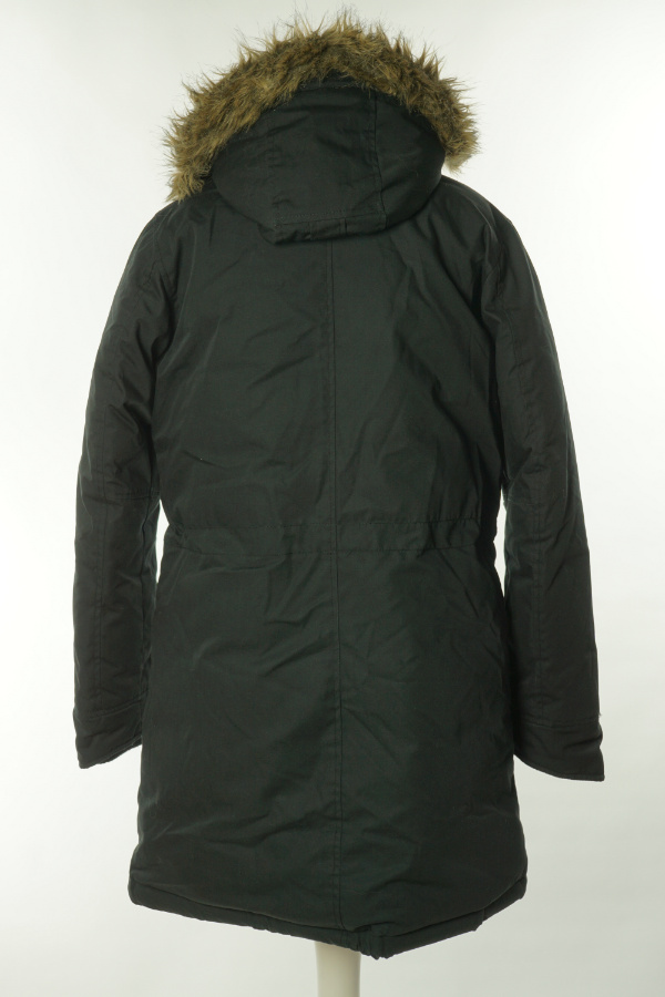 Płaszcz czarny pikowany - ETIREL zdjęcie 2