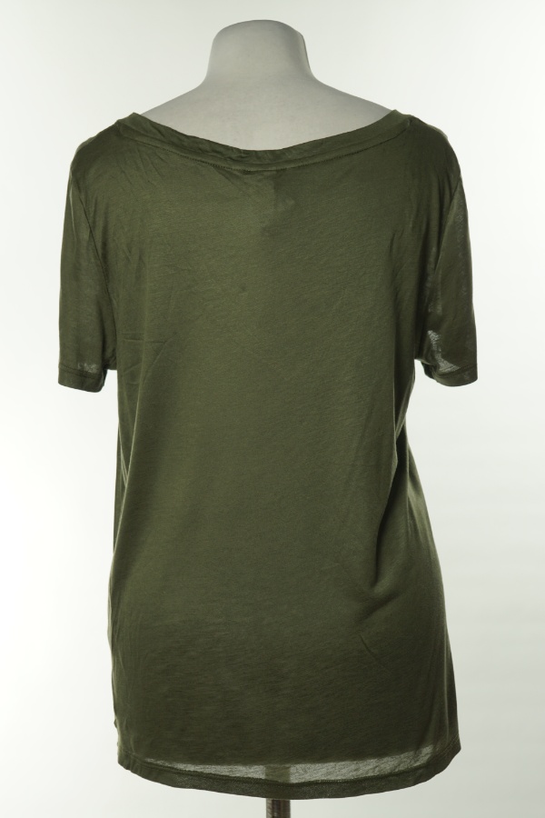 Koszulka ciemnozielona, 100% wiskoza H&M - H&M zdjęcie 2