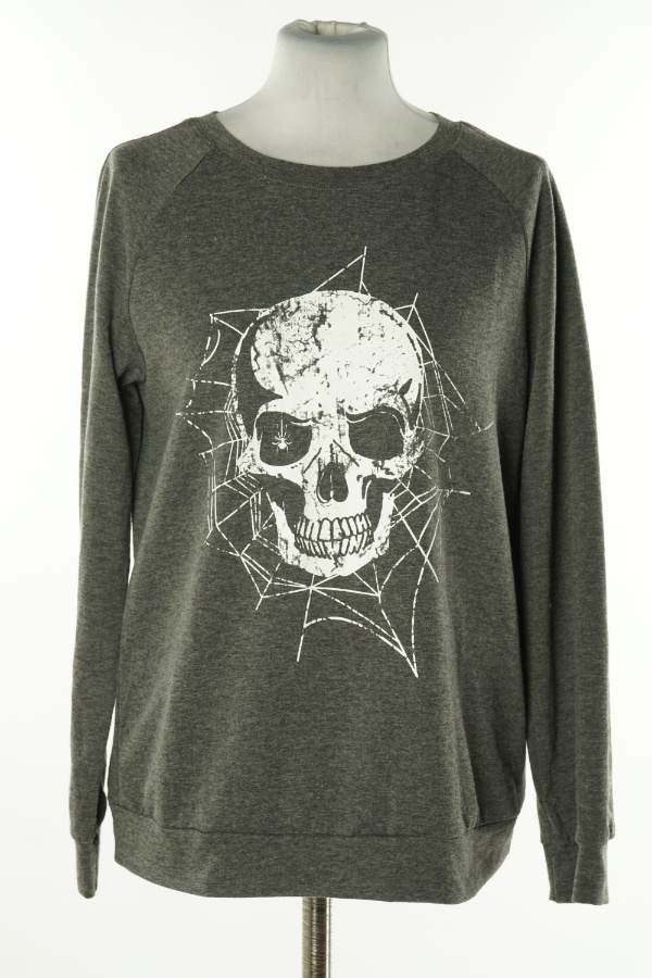 Bluza szara czaszka - EMERY ROSE zdjęcie 1