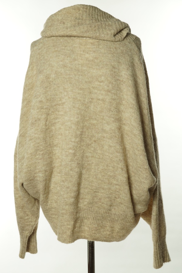 Golf beżowy z domieszką alpaki (15%) - ICHI zdjęcie 2