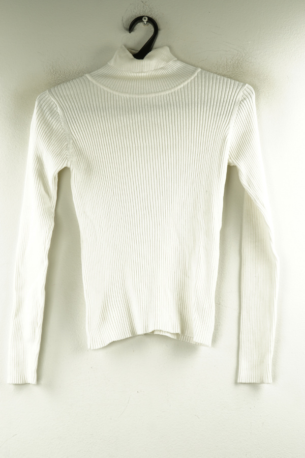 Golf biały prążkowany - NEXT zdjęcie 1