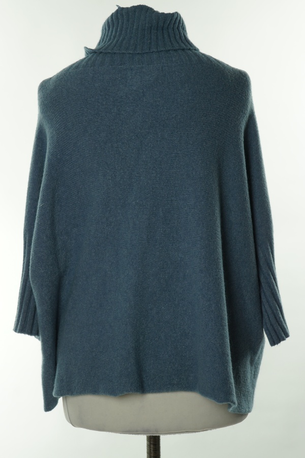 Sweter niebieski - D.E.C.K zdjęcie 2