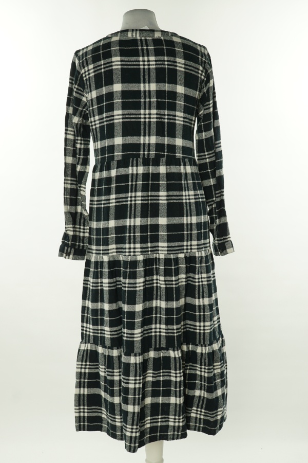 Sukienka granatowa w białą kratkę - PRIMARK zdjęcie 2