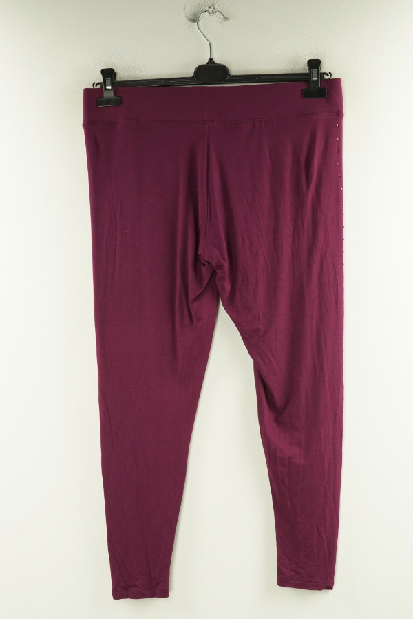 Legginsy buraczkowe z cyrkoniami - M&S zdjęcie 2