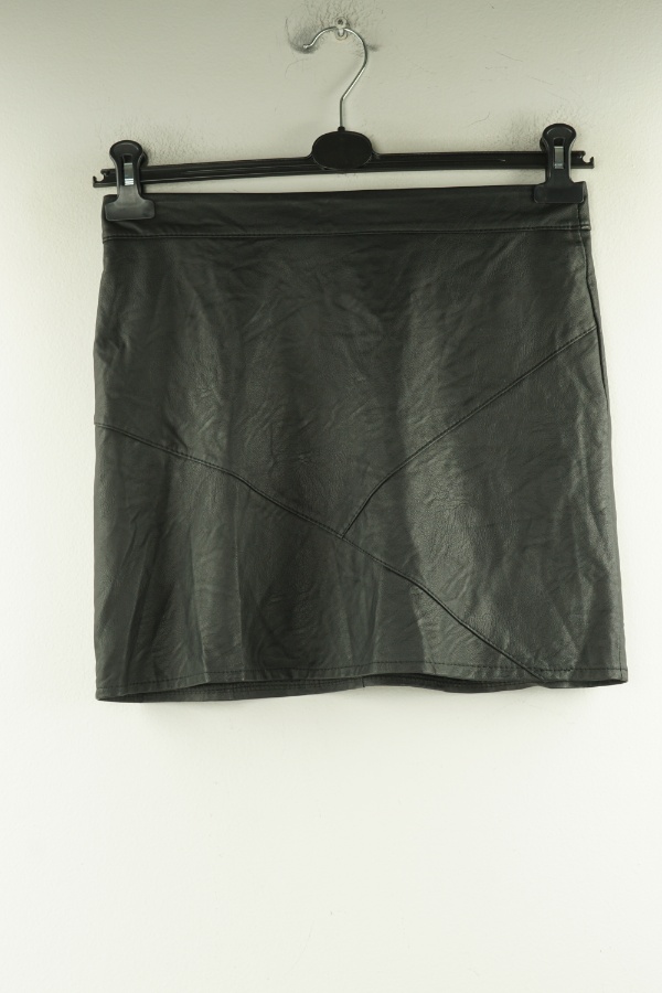 Spódnica ekoskóra czarna - NEW COLLECTION zdjęcie 1