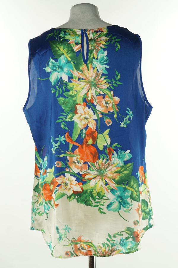 Bluzka niebieska w kwiaty - WALLIS zdjęcie 2