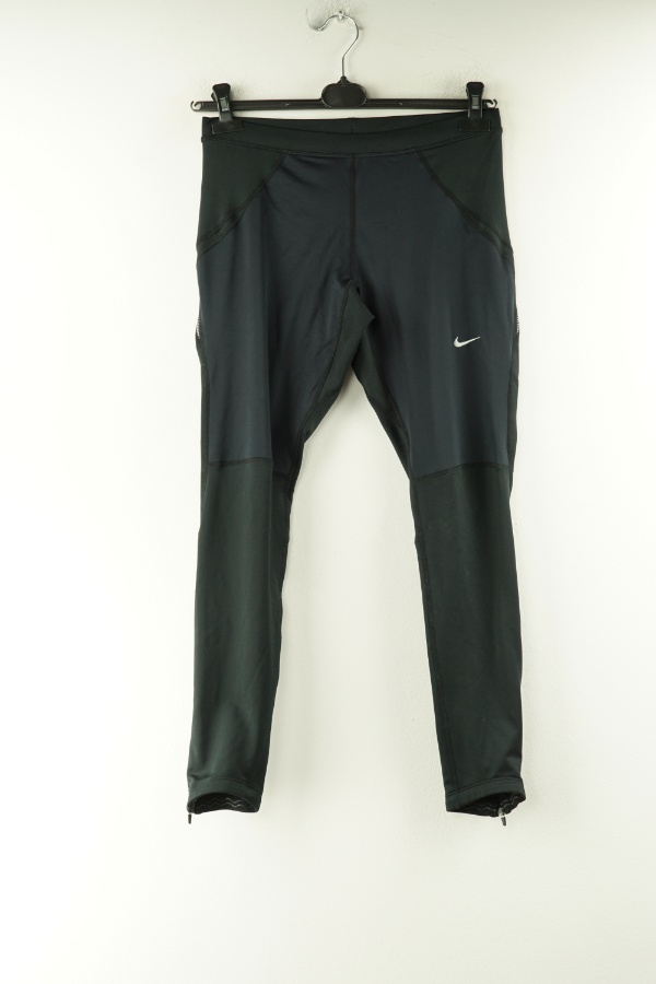 Legginsy czarne z białym znaczkiem - NIKE zdjęcie 1