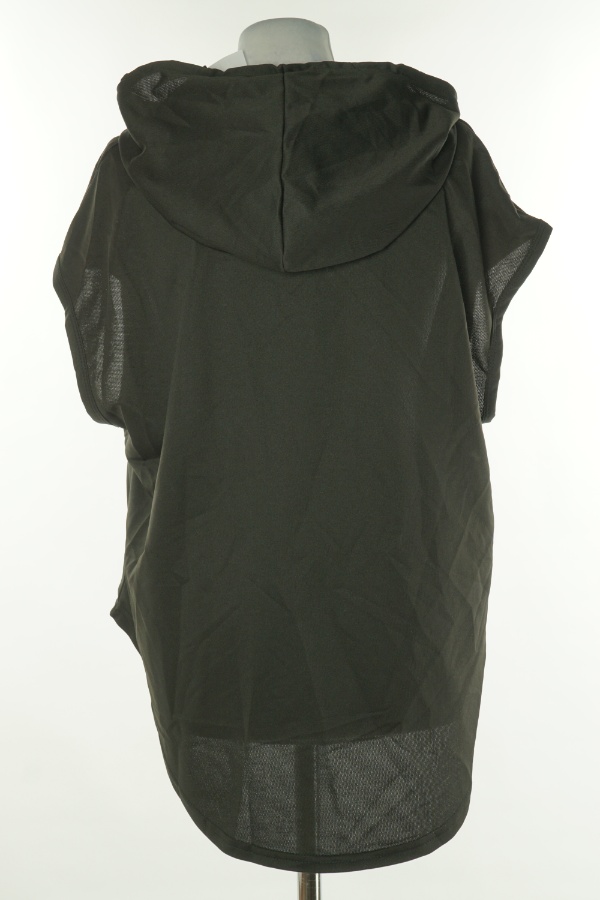 Bluzka czarna serce z kapturem - BRAK METKI Z NAZWĄ PRODUCENTA zdjęcie 2