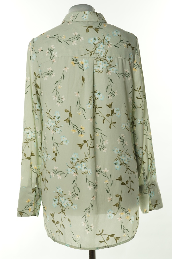 Koszula seledynowa w kwiatki - NEW LOOK zdjęcie 2