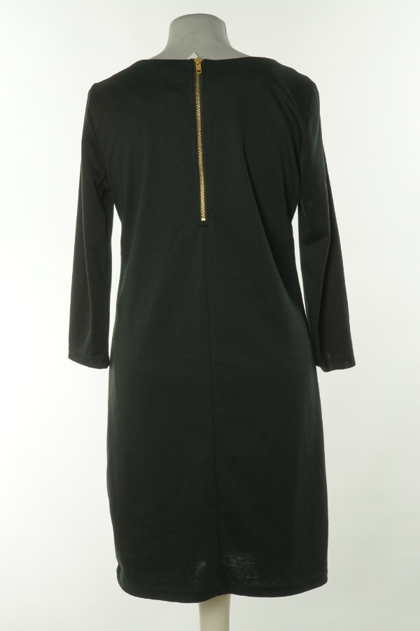 Sukienka czarna gładka - VILA zdjęcie 2