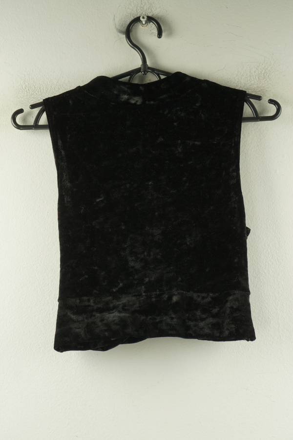 Top czarny welurowy - TOPSHOP zdjęcie 2