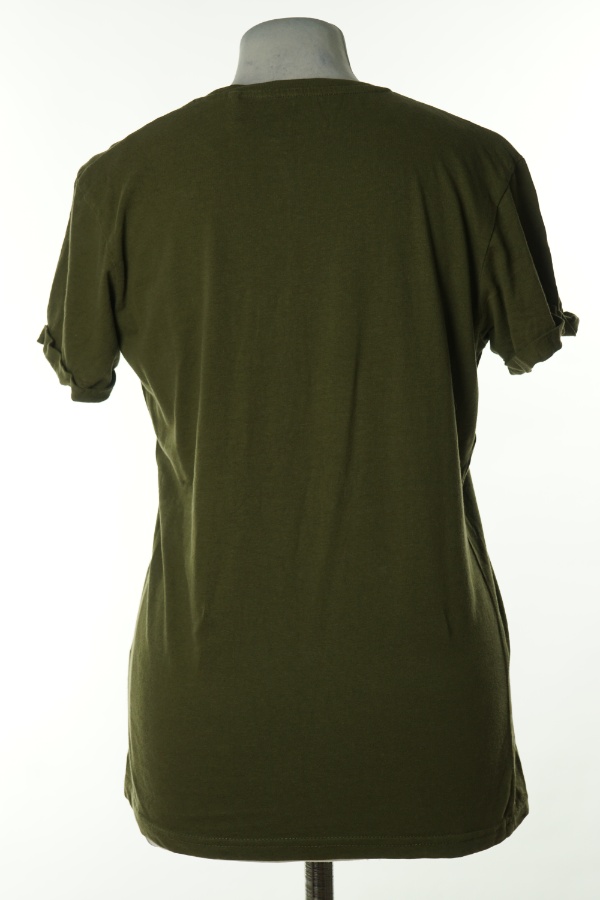 Koszulka zielona z kieszonką - INDUSTRIALIZE zdjęcie 2